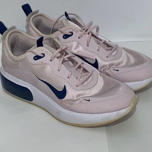 Nike Airmax Dia Women's Lace-Up Running Training Mauve Blue Shoes Size 9